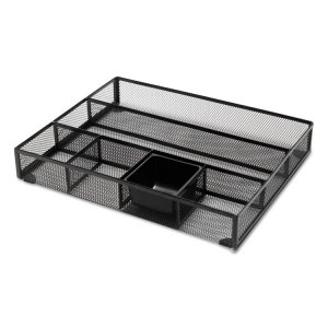 Universal UNV20021 Organizer,drawer,mesh,bk