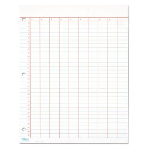 Tops TOP 3619 Tops Summary Column Data Pads - 50 Sheet(s) - 11 X 8.50 