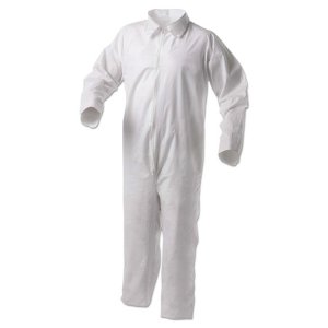 Kimberly 38938 Coverall,a35,hooded,lg,wh