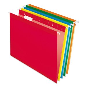 Tops 04153 1/5 BLA Pendaflex 15 Tab Cut Legal Recycled Hanging Folder 