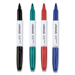 Universal UNV43670 Marker,dry Erase,4st,ast