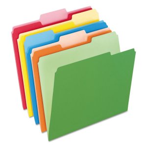 Tops PFX 152BGR Pendaflex Letter Recycled Top Tab File Folder - 8 12 X