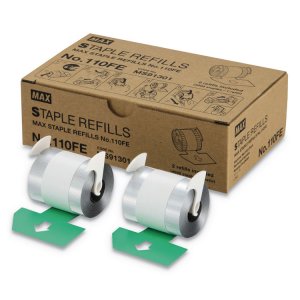 Max NO110FE Max 110fe Staple Refill - 4000 Per Cartridge - 916 Leg - H