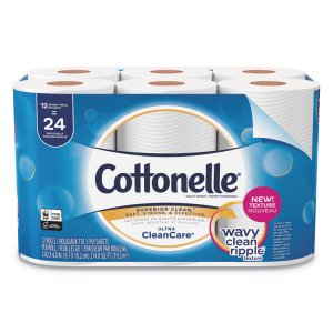 Kimberly KCC 47804 Cottonelle Cleancare Bath Tissue - 340 Sheetsroll -