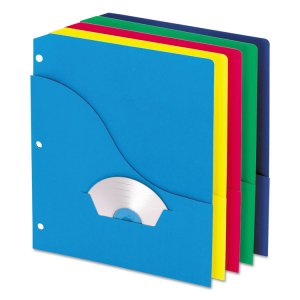 Tops PFX 32900 Pendaflex Pocket Project Folder - 8 12 X 11 - Pressboar