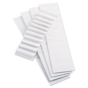 Tops PFX 242 Pendaflex 15 Cut White File Folder Label Inserts - 5 Blan