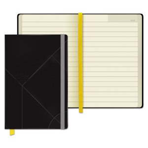 Tops TOP 56886 Tops Black Cover Wide Ruled Top Bound Journal - 240 She