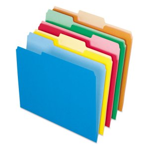 Tops PFX 435013VIO Pendaflex 13 Tab Cut Legal Recycled Top Tab File Fo