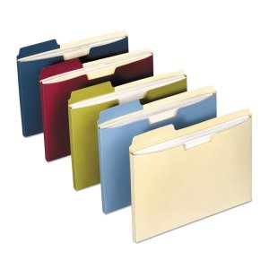 Tops FP153L10 ASST Pocket,folder,10pk,lt,ast