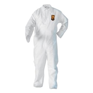 Kimberly 49004 Coverall,klngrd,xl,wh Zip