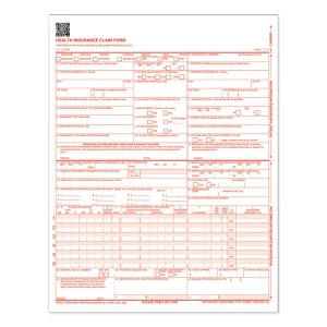 Tops TOP 50135RV Tops Cms-15000 Health Insurance Claim Forms - 20 Lb -