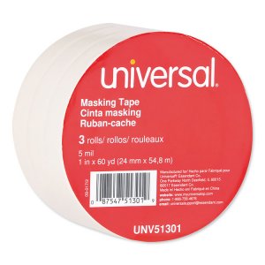 Universal UNV51301CT Tape,maskng,1x60yd,36ea