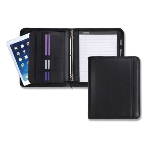 Samsill SAM 15650 Letter Pad Folio - 8 12 X 11 - 3 X Round Ring Fasten