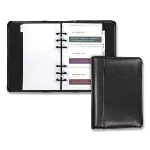 Samsill SAM 81270 Regal Leather Business Card Binders - 120 Capacity -