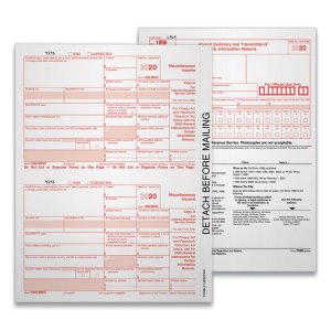 Tops TOP 22993NEC Tops 5-part 1099-nec Tax Forms - 5 Part - White - 50