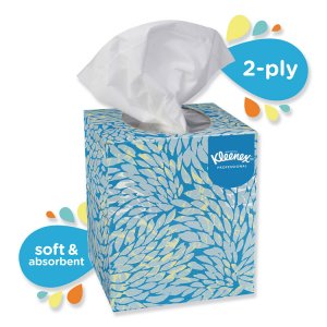 Kimberly KCC 21200 Kleenex Boutique Tissue Bundle - White - Soft, Abso