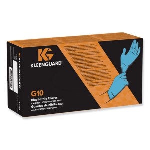 Kimberly 417-57373 Gloves,powder Free,l,bl