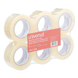 Universal UNV73000 Tape,2x110yd,2mil,6pk,cr