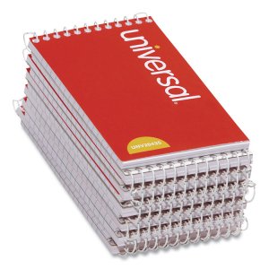 Universal UNV20435 Notebook,wrbnd,3x5,12pk