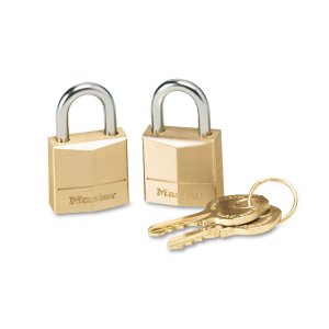 Master MLK 120T Master Lock Three-pin Brass Tumbler Locks - 0.16 Shack