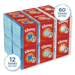 Kimberly KCC 21286 Kleenex Anti-viral Facial Tissue - 3 Ply - 8.25 X 8