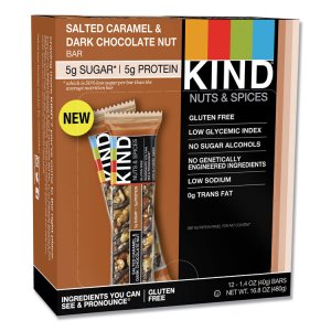 Kind KND 18533 Kind Caramel Almondsea Salt Nutsspices Snack Bar - Chol