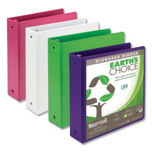 Samsill SAM 17336 Earth's Choice 1 Round Ring View Binder - 1 Binder C