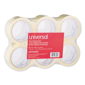 Universal UNV63500 Tape,2x110yd,6pk,cr