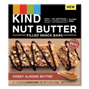 Kind KND 26289 Kind Nut Butter Snack Bars - Low Sodium, Gluten-free, T