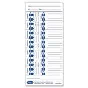 Lathem E100 Universal Time Cards - 100 Sheet(s) - 4 X 9 Sheet Size - W