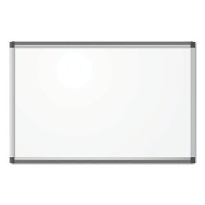 U UBR 2807U0001 Magnetic Dry Erase Board, 35 X 47 Inches, Silver Alumi