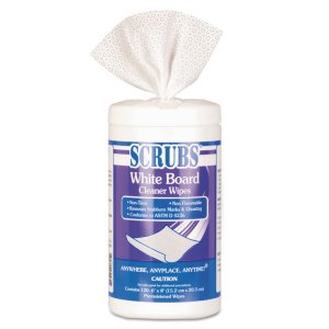 Itw 90891 Wipes,whiteboard Clnr,wht