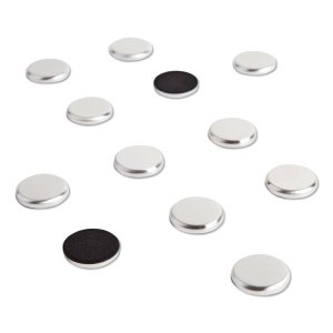 U UBR 2911U0012 High Energy Brushed Metal Magnets For Glass Dry Erase 