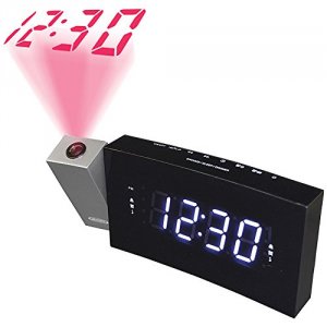 Jensen JEN-JCR-238 (r) Jcr-238 Digital Dual-alarm Projection Clock Rad