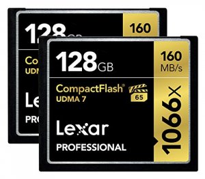 Lexar LCF128CRBNA10662 Professional Compactflash Memory Card, 128gb, 1