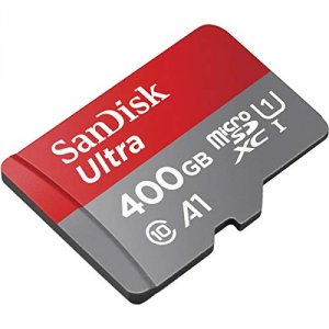 Western SDSQUA4-400G-AN6MA Ultra Microsdhc Memory Card, 400gb