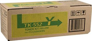 Original Kyocera 1T02HMAUS0 Tk 552y Toner Cartridge - Yellow - 6000 Pg