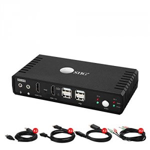 Siig CE-KV0911-S1 Ac Ce-kv0911-s1 2pt 4k Hdmi2.0 Dual-head Console Kvm