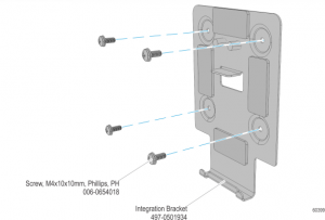 Ncr 7761-K461 Kit,bracket For Cust Disp Integ P-series