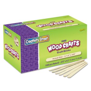 Pacon PAC 377501 Creativity Street Regular Craft Sticks - Art Project,