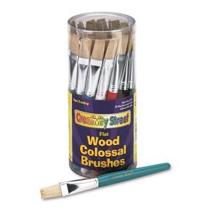 Pacon 05167 Creativity Street Flat Colossal Brushes - 1 Brush(es) Plas