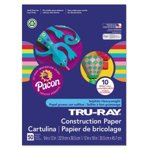 Pacon PAC 103036 Tru-ray Heavyweight Construction Paper - Art, Craft -