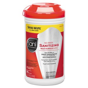 Sani M30472 Wipes,no Rinse,sanitizing