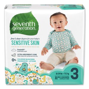 Seventh 44062PK Diapers,baby,sze 3,4pkct