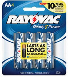 Rayovac 815-4J (r) 815-4j Aa Alkaline Batteries (4 Pk)