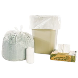 Stout STO G2430W70 Controlled Life-cycle Plastic Trash Bags - 13 Gal -