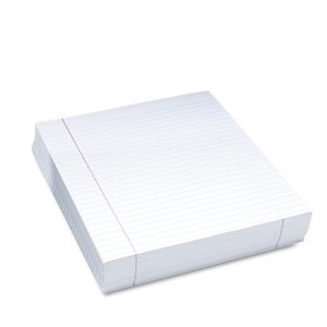 Pacon 2433 Pacon Composition Paper - 0.38 Ruled Red Margin - 8 X 10 12