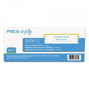 Avery 30720 Pres-a-ply 3 12 X 1516 1 Labelsheet (5000 Sheetsbox) (inte