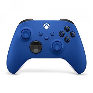 Microsoft QAU-00001 Xbox Shock Blue Wireless Controller