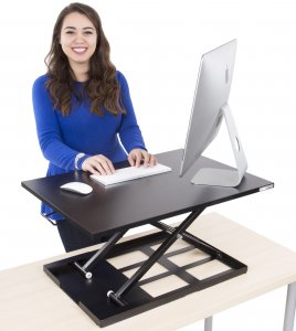 Netpatibles STS-DES-001-01B-NP Sit To Standing Desk Converter